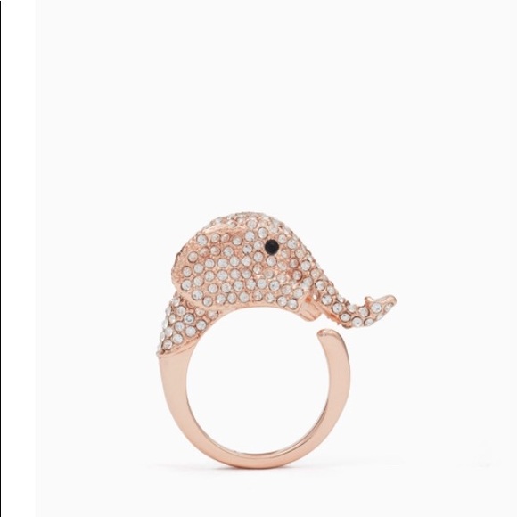 Kate Spade Pave Elephant Ring - Picture 2 of 8